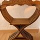 Savonarola folding chair, Dante chair, medieval chair
