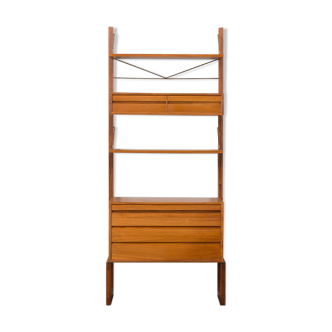 Poul Cadovius Royal free standing wall unit in walnut, Denmark 1960s