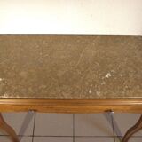 Table - console wood and marble 1930s