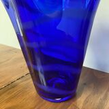 vase mouchoir bleu cobalt