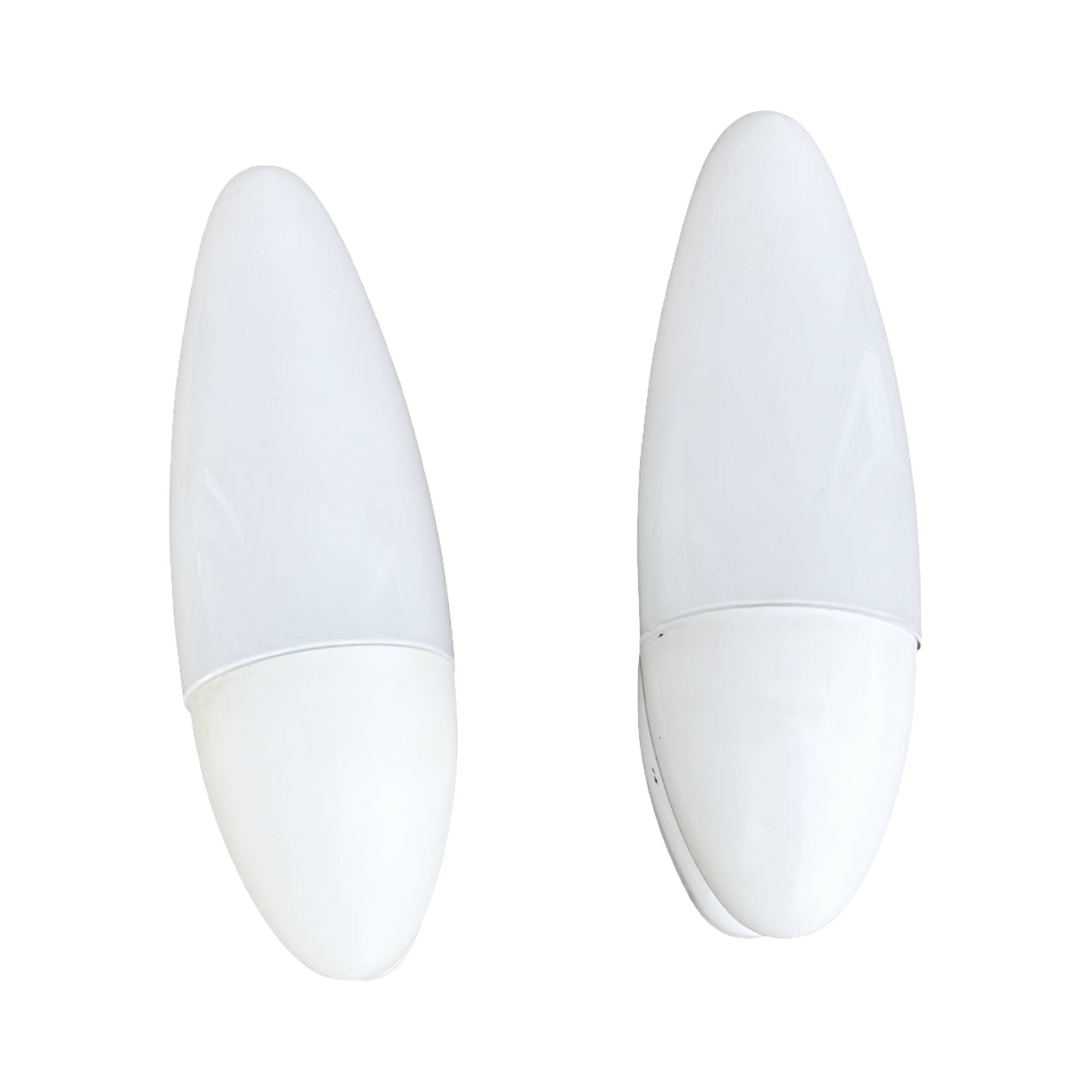 Paire d'appliques, Elektrosvit Nové Zámky, Tchécoslovaquie, années 1950.