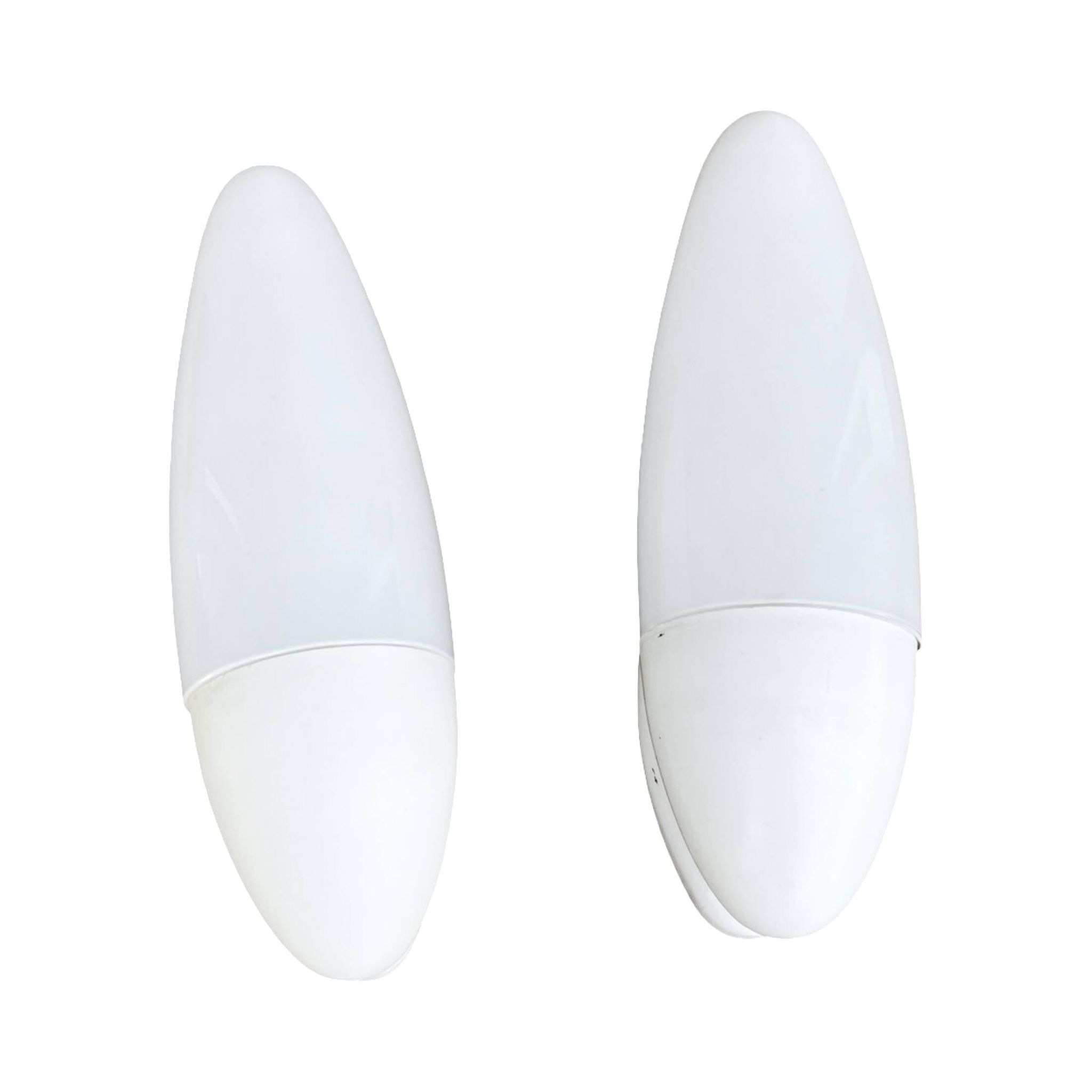 Pair of wall lamps, Elektrosvit Nové Zámky, Czechoslovakia, 1950s.