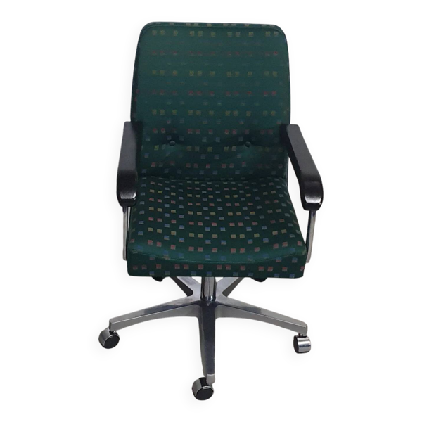 Chaise de bureau avec accoudoirs / pivotante / non réglable en hauteur