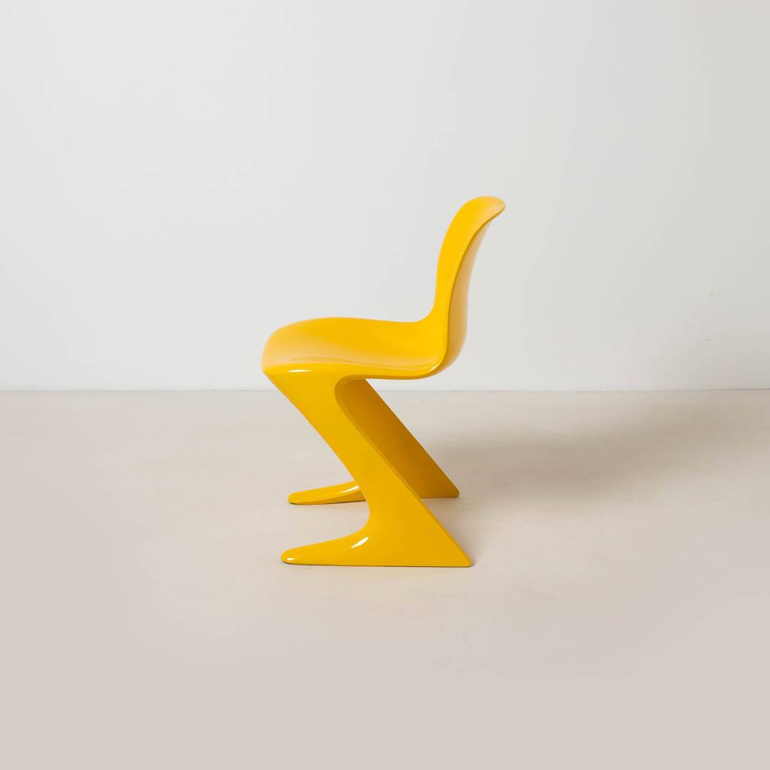 Set of 4 iconic Z-stuhl chairs designed by Ernst Moeckl, Germany 1968