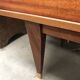 Vintage 1960s enfilade in varnished cherry wood.