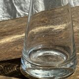 Conical glass carafe with stopper H32.5