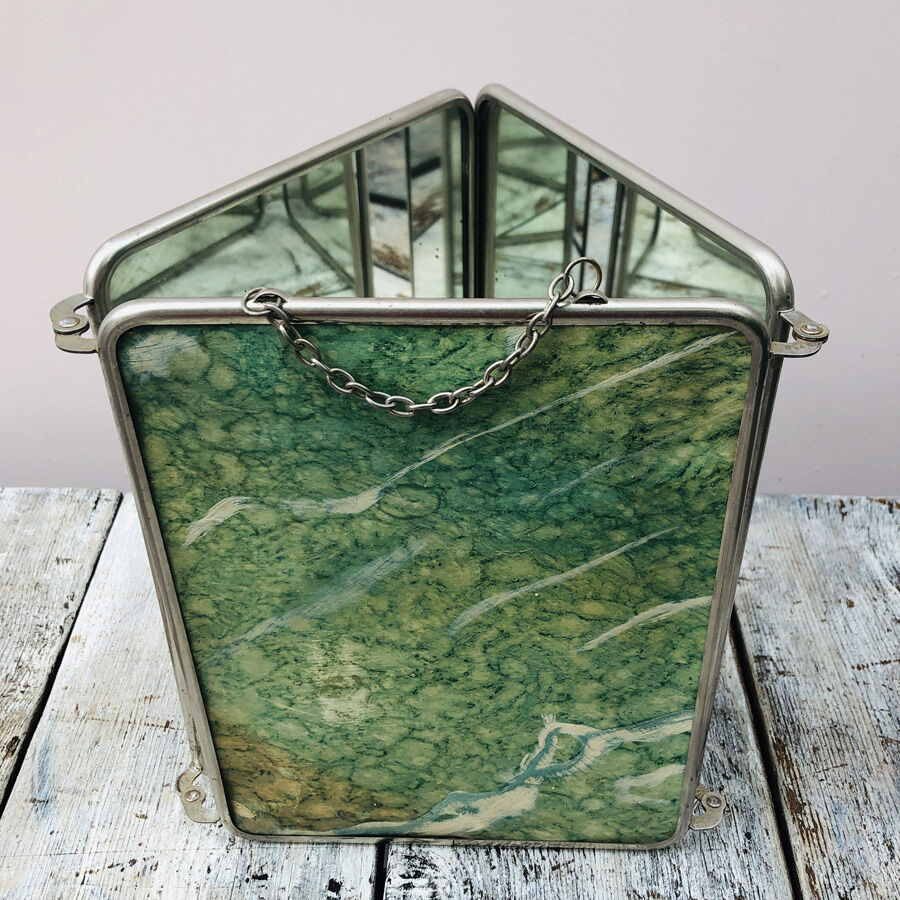 Ancient triptych mirror