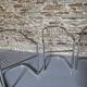 Set of 4 Armchairs, Chrome-Plated Metal – 1970