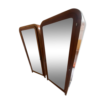 Duo armoires avec miroir arrondies