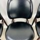 6 Pégase Baumann chairs, black, 1960s