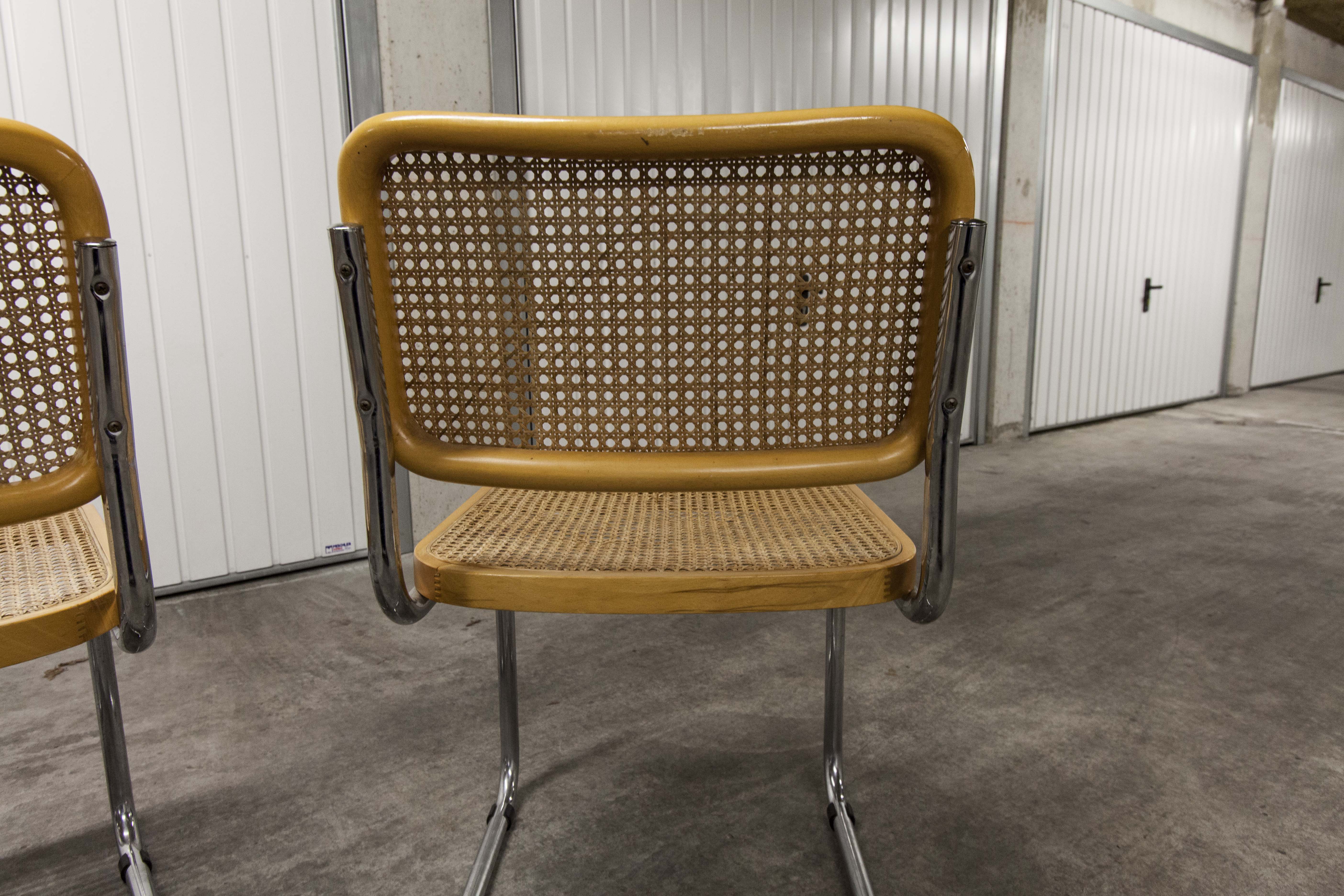 Set of 4 chairs B32 par Marcel Breuer