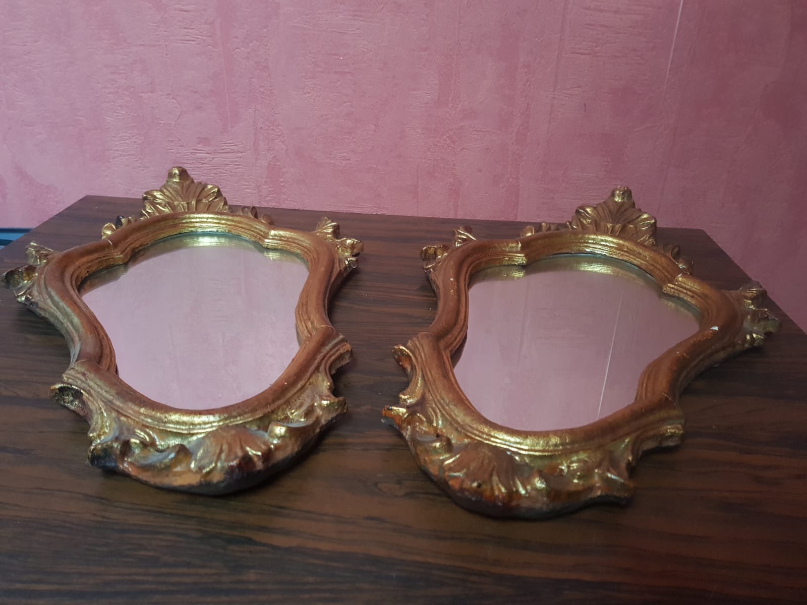 Pair old mirrors