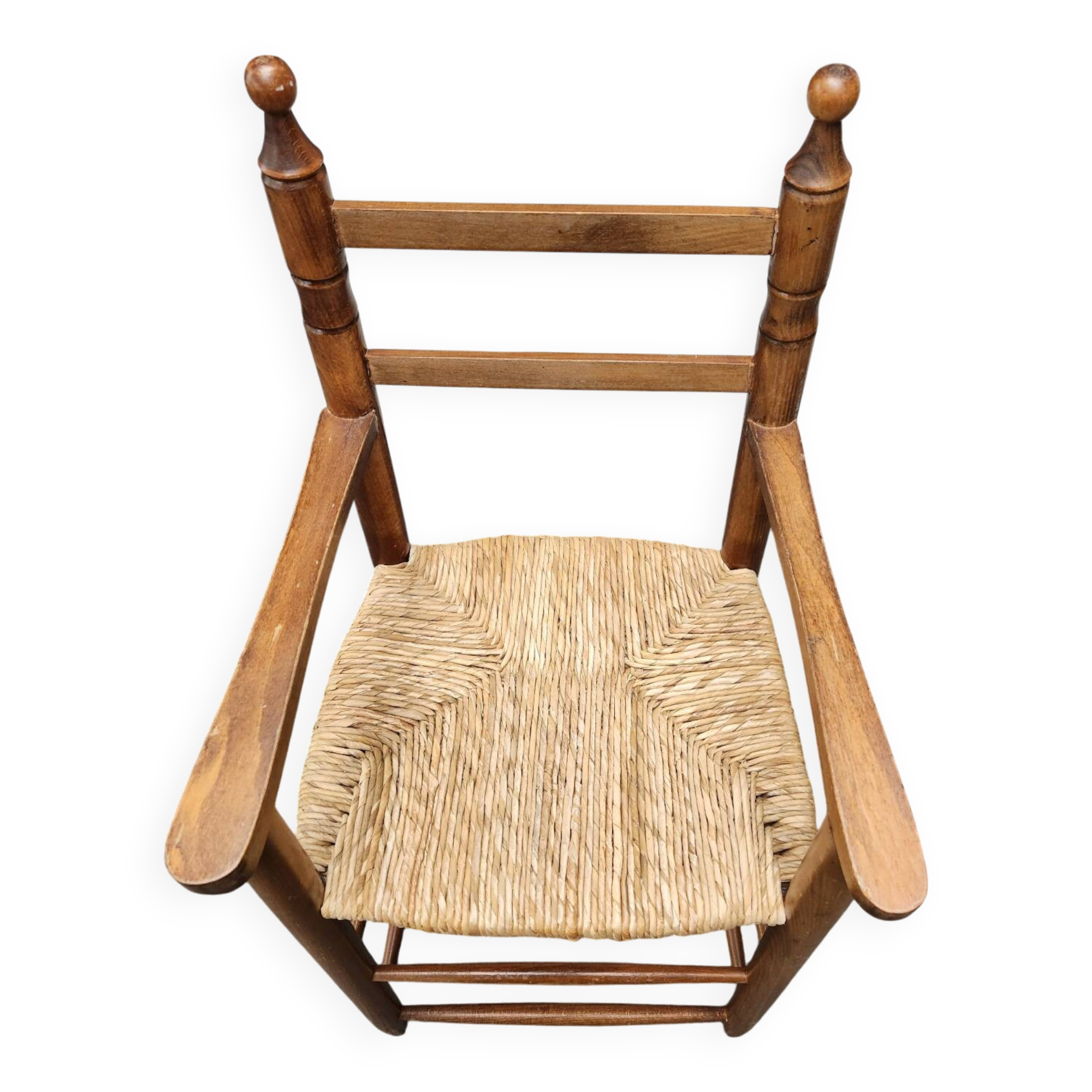 Chaise haute en bois pour enfant