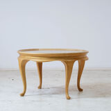 Oak coffee table and mirror 1950