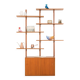 Scandinavian mid-century teak wall unit, Denmark 1970s