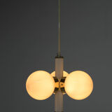 Space age chandelier sputnik by Elektroinstala decín, 1960s