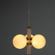 Space age chandelier sputnik by Elektroinstala decín, 1960s