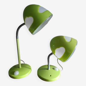 Ikea Shojig desk lamp and bedside lamp