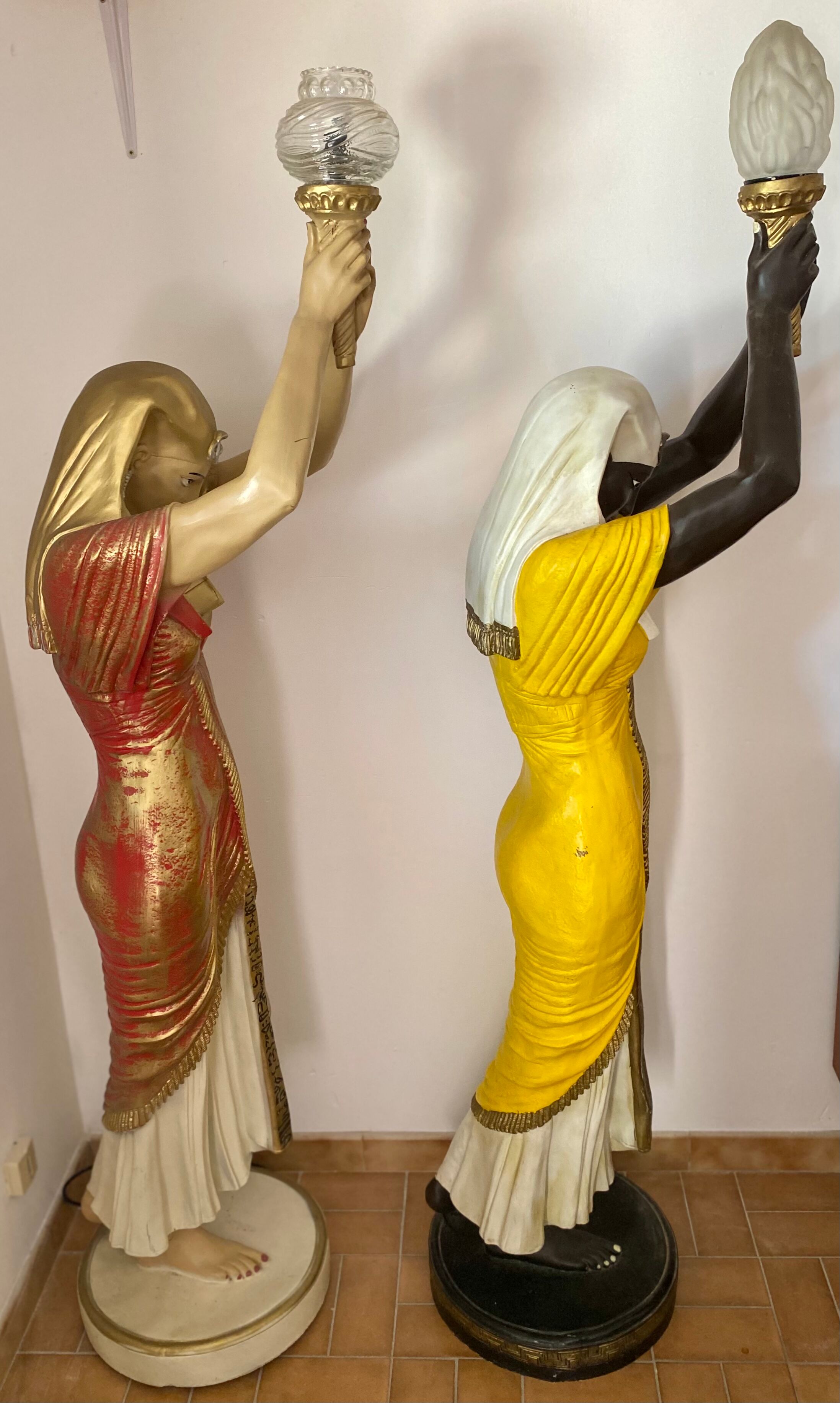 Egyptian statue flashlight