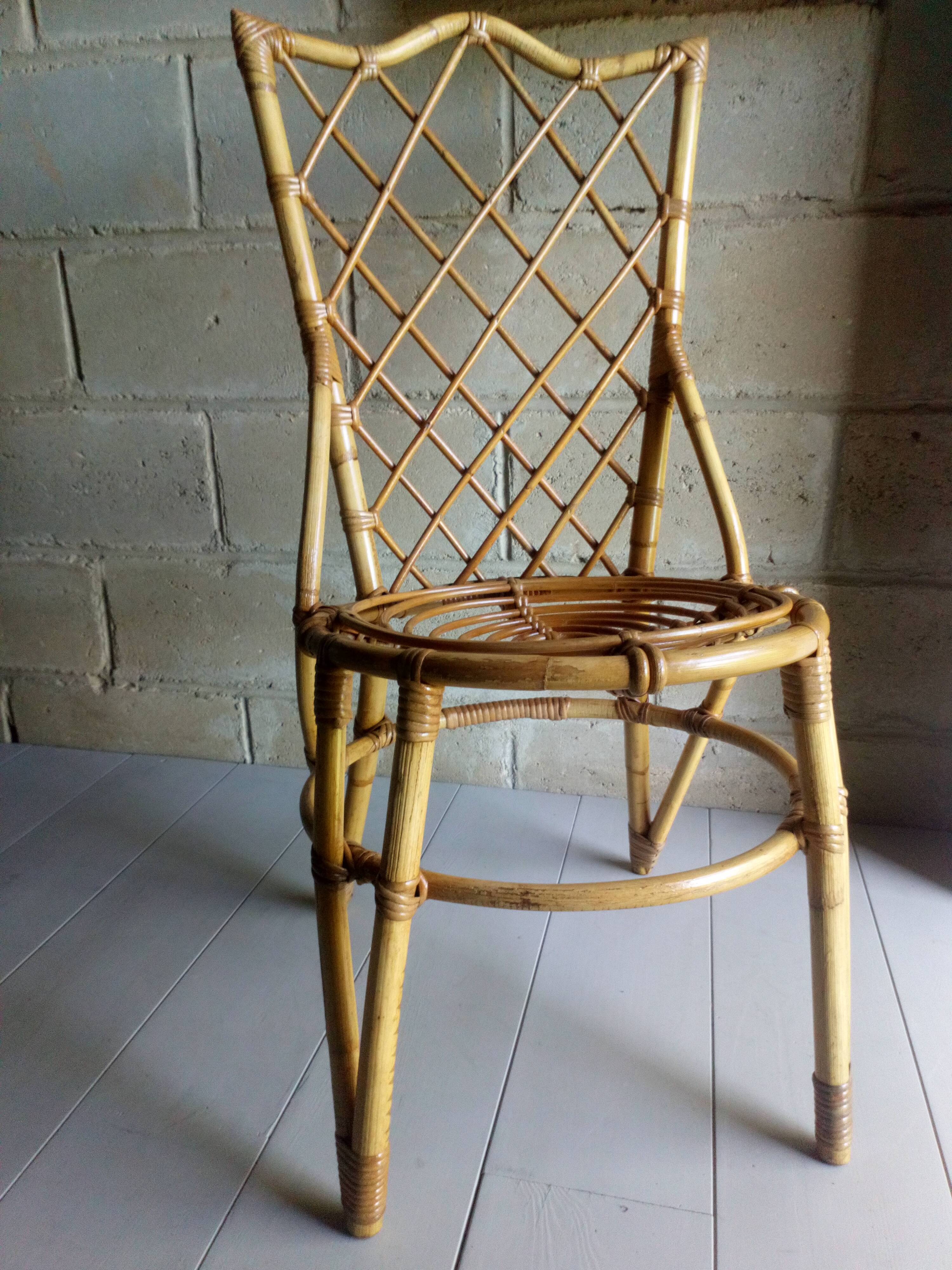 1950 rattan chair