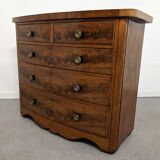English mahogany chest of drawers circa 1900