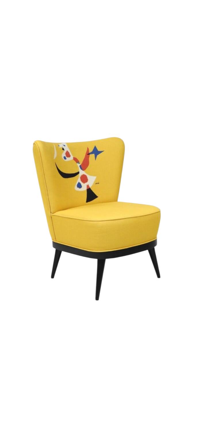 Chauffeuse Jules Pansu “Oiseau” d’après Joan Miró