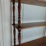 Walnut wall shelf