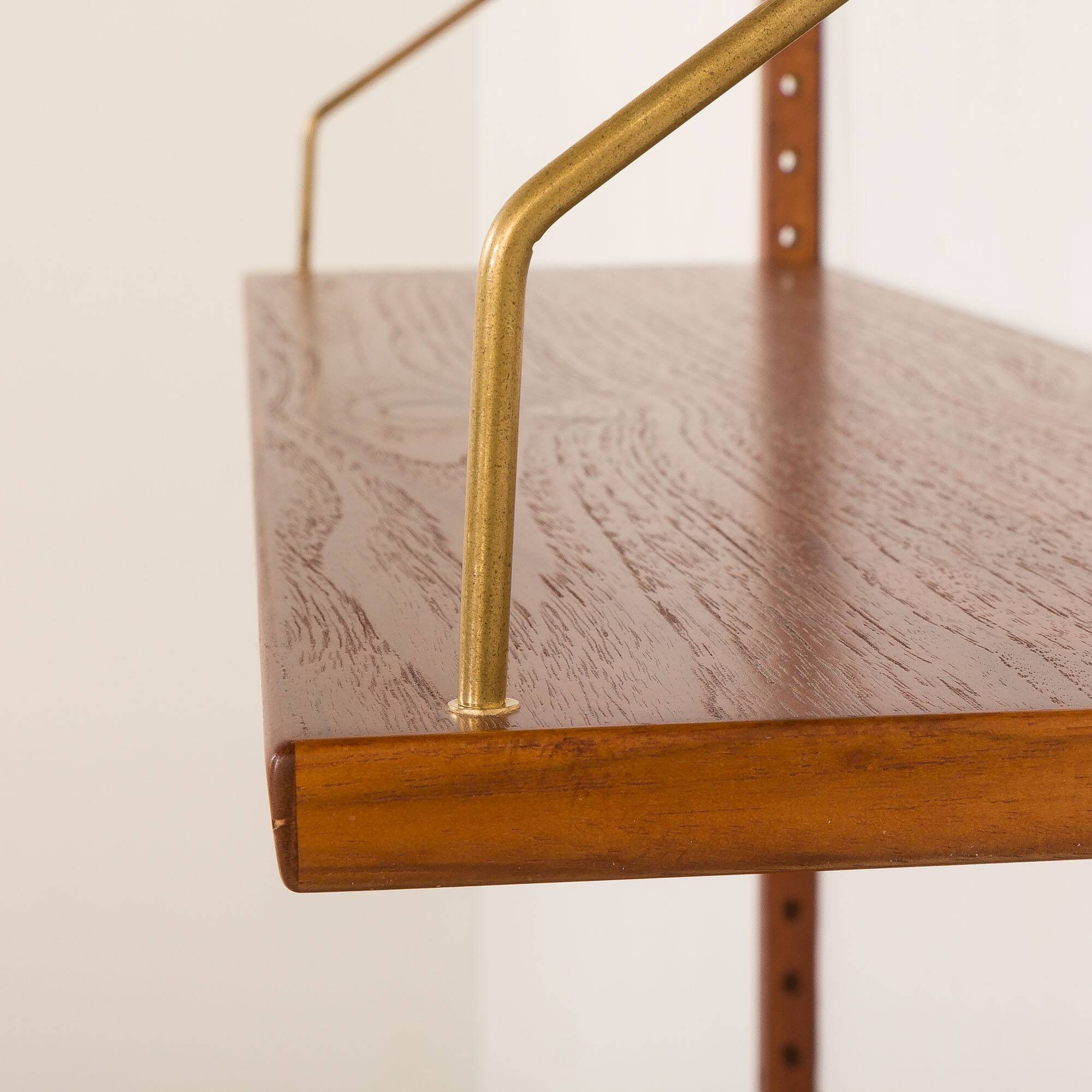 Hansen and Guldborg teak shelving unit, Denmark, 1960s