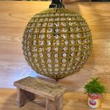 Magnificent and spectacular vintage Italian spherical chandelier.