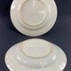 Paire d'assiettes XVIIIe en porcelaine Compagnie des Indes Extrême-Orient Chine