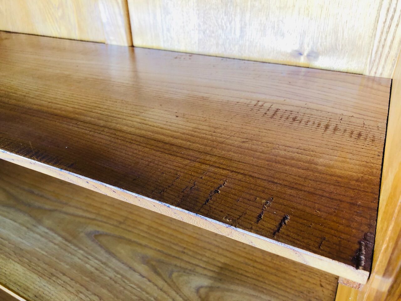 Vintage oak wall storage unit circa 50s