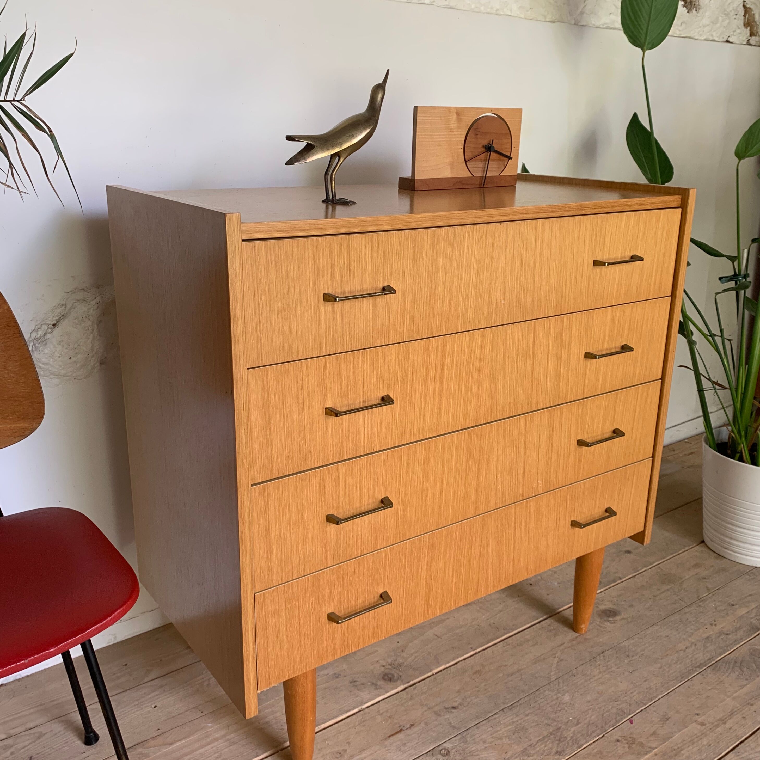 Commode vintage 4 tiroirs