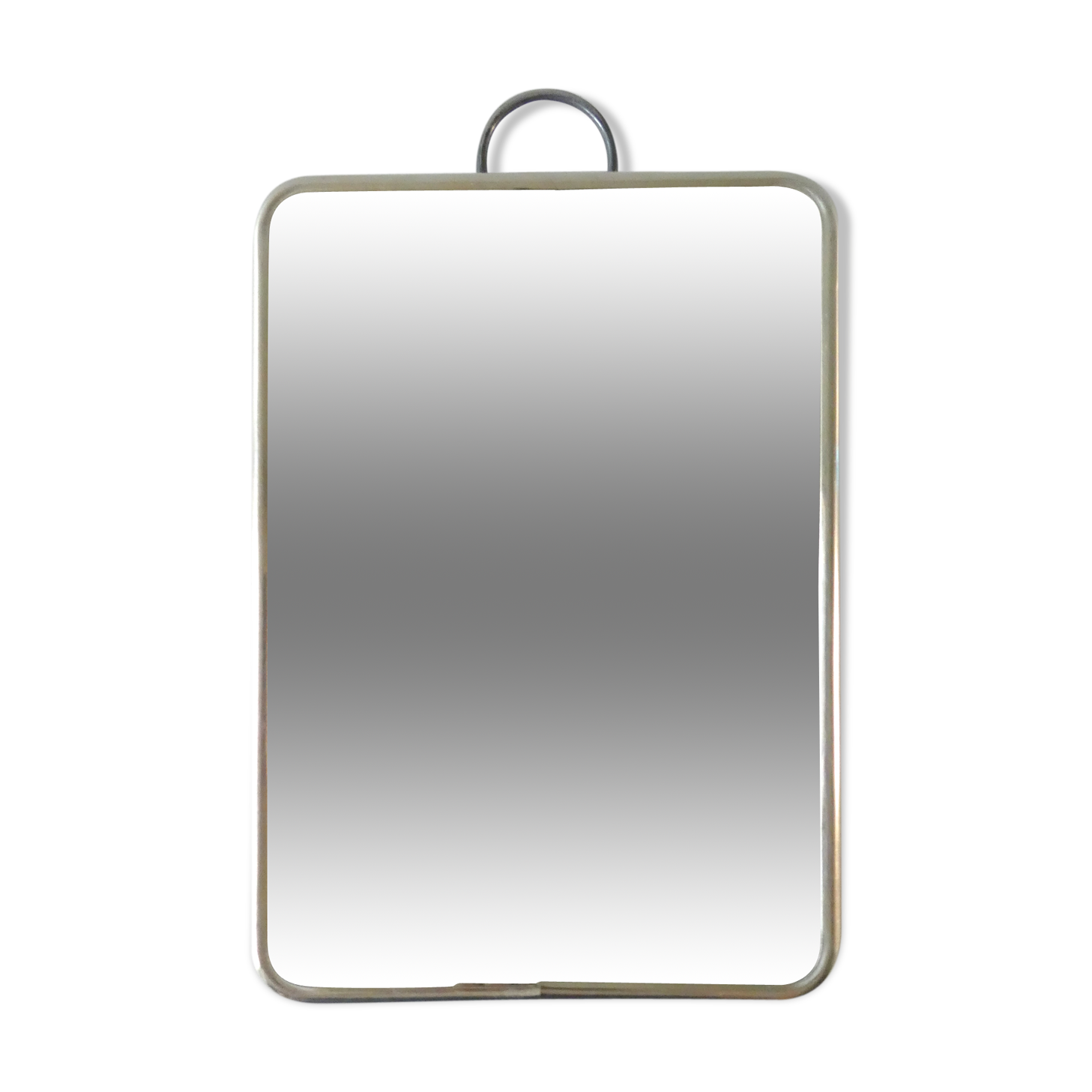 Barber's mirror, to hang or to be laid, 15 by 21 cm