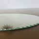 Beveled oval mirror 50s 60s 40x20cm