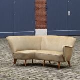 Asymmetric Organic 50s sculptural sofa