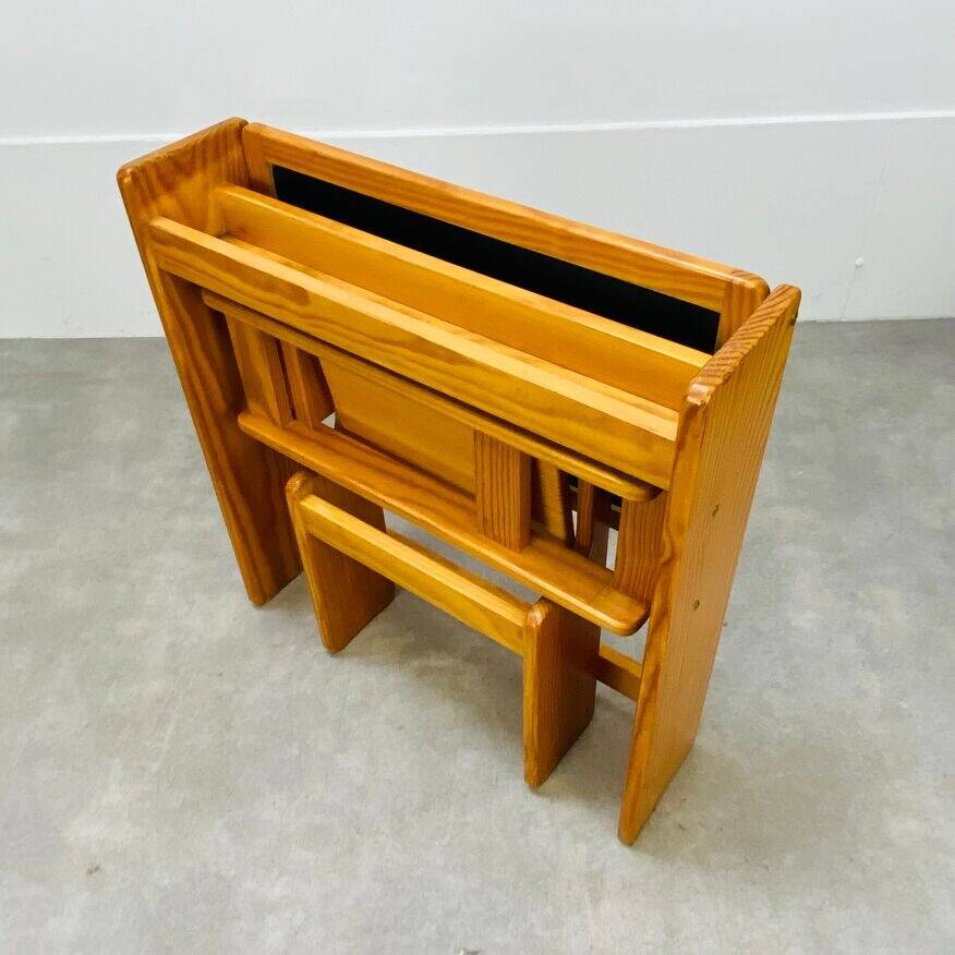 Folding pine children's desk by Trama, desk