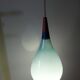 Scandinavian suspension light in blown glass by Holmegaard from the 1950s, 60s.