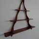 Mid-Century Triangular Teak Wall Shelf, Germany, 1960s