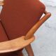 Danish pair of easy chairs in oak by Niels Koefoed, 1960s