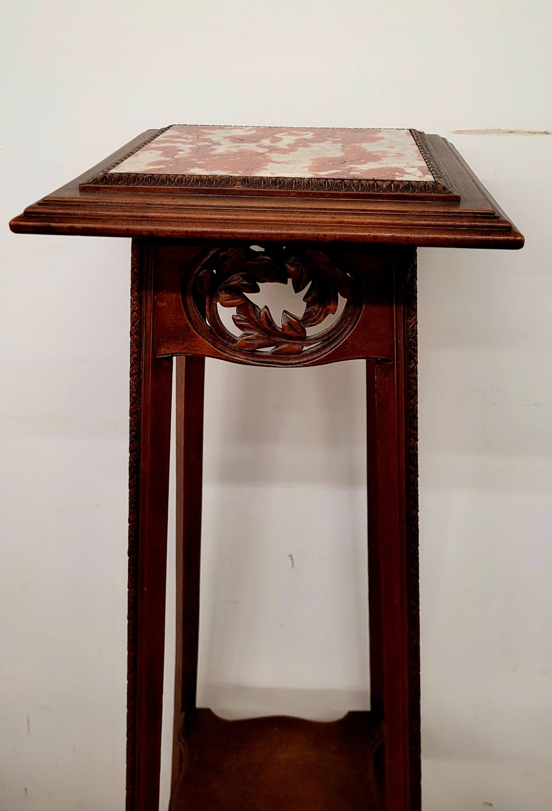 Wooden and marble harness