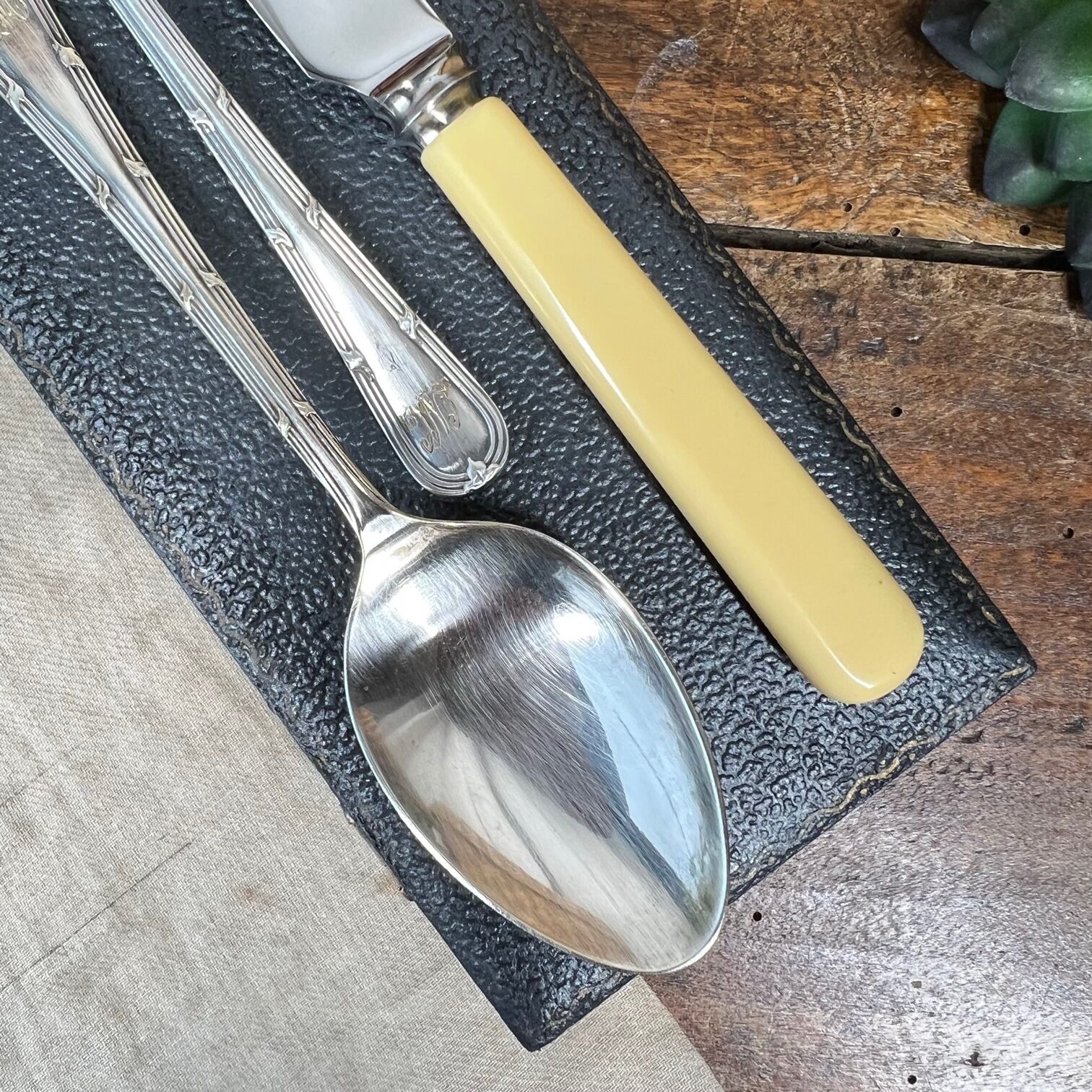 Old English cutlery for children