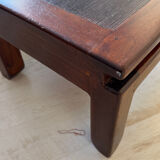 2 wooden bedside tables