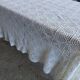Handmade crochet antique bedspread