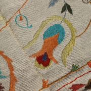 Multicoloured white kilim rug – 238 x 159 cm