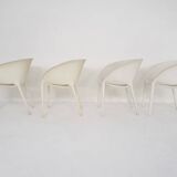 Set of 4 "Soft Egg" chairs by Philippe Starck for Driade, Italy