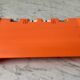 Dater empty pocket in orange plastic seventies 70s