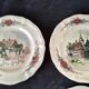 6 Sarreguemines earthenware dessert plates Model Obernai