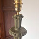 Restored vintage floor lamp – handmade Thevenon lampshade