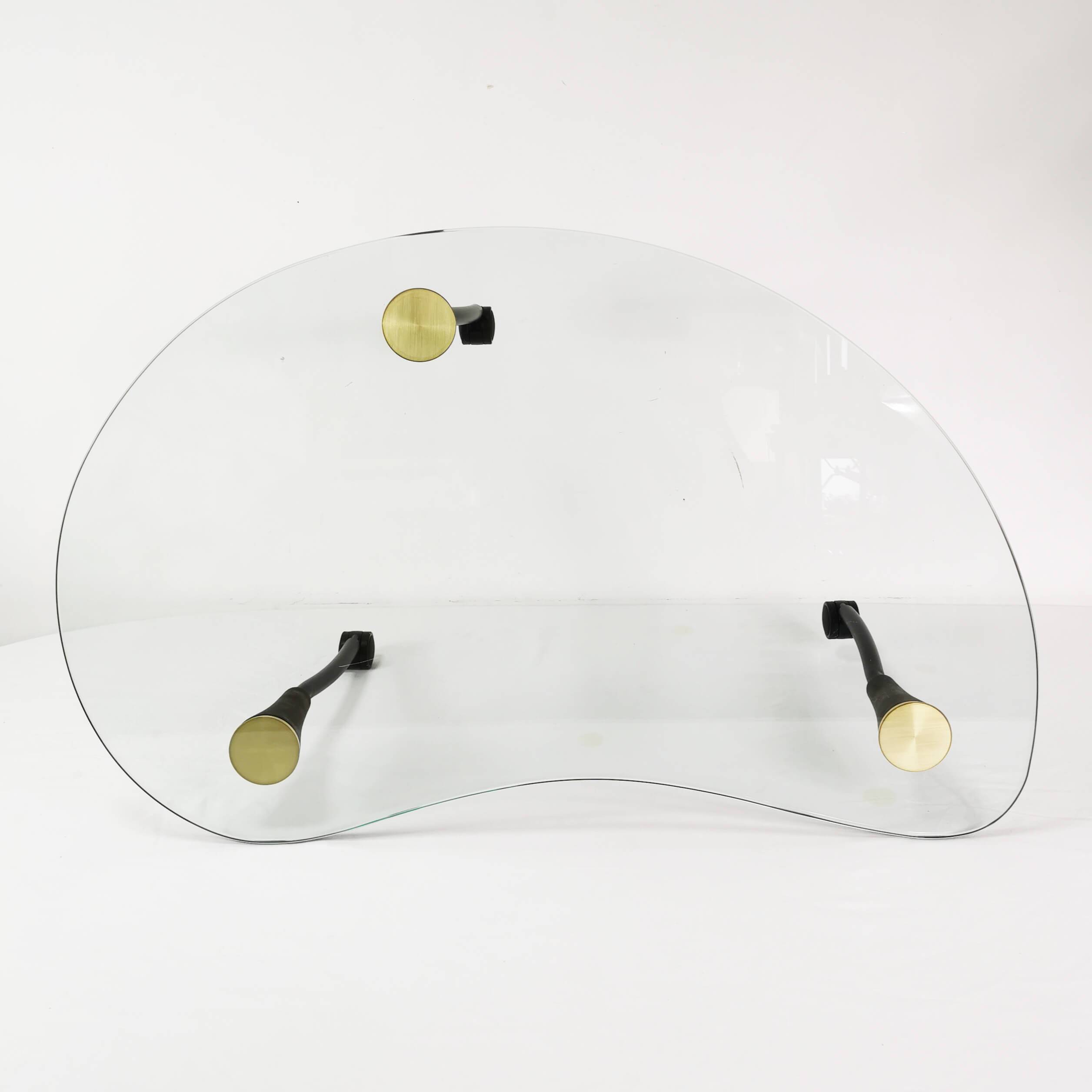 Postmodern, kidney coffee table, Germany, 1980s.