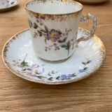Porcelain cup with earthenware lions